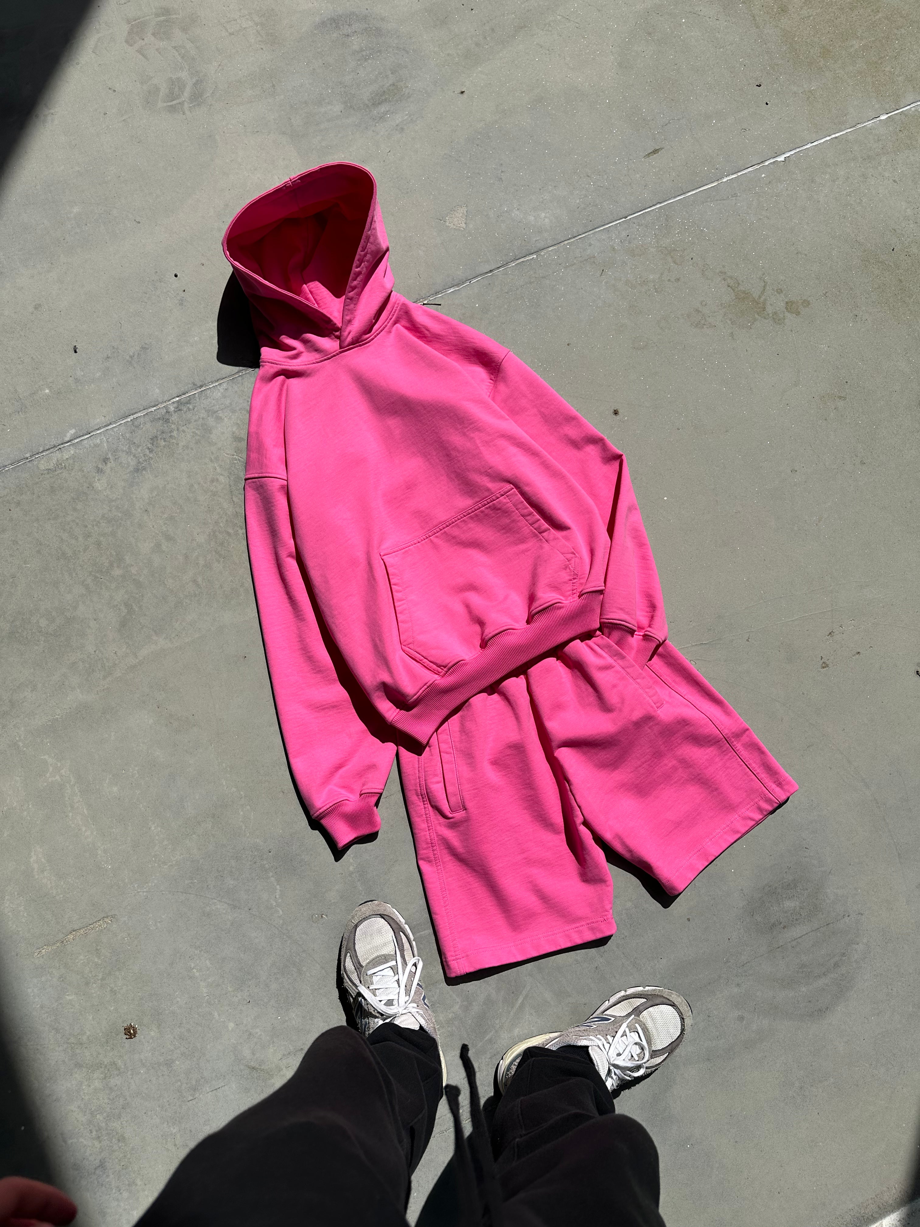 BLANK HEAVYWEIGHT HOODIE - BUBBLEGUM PINK