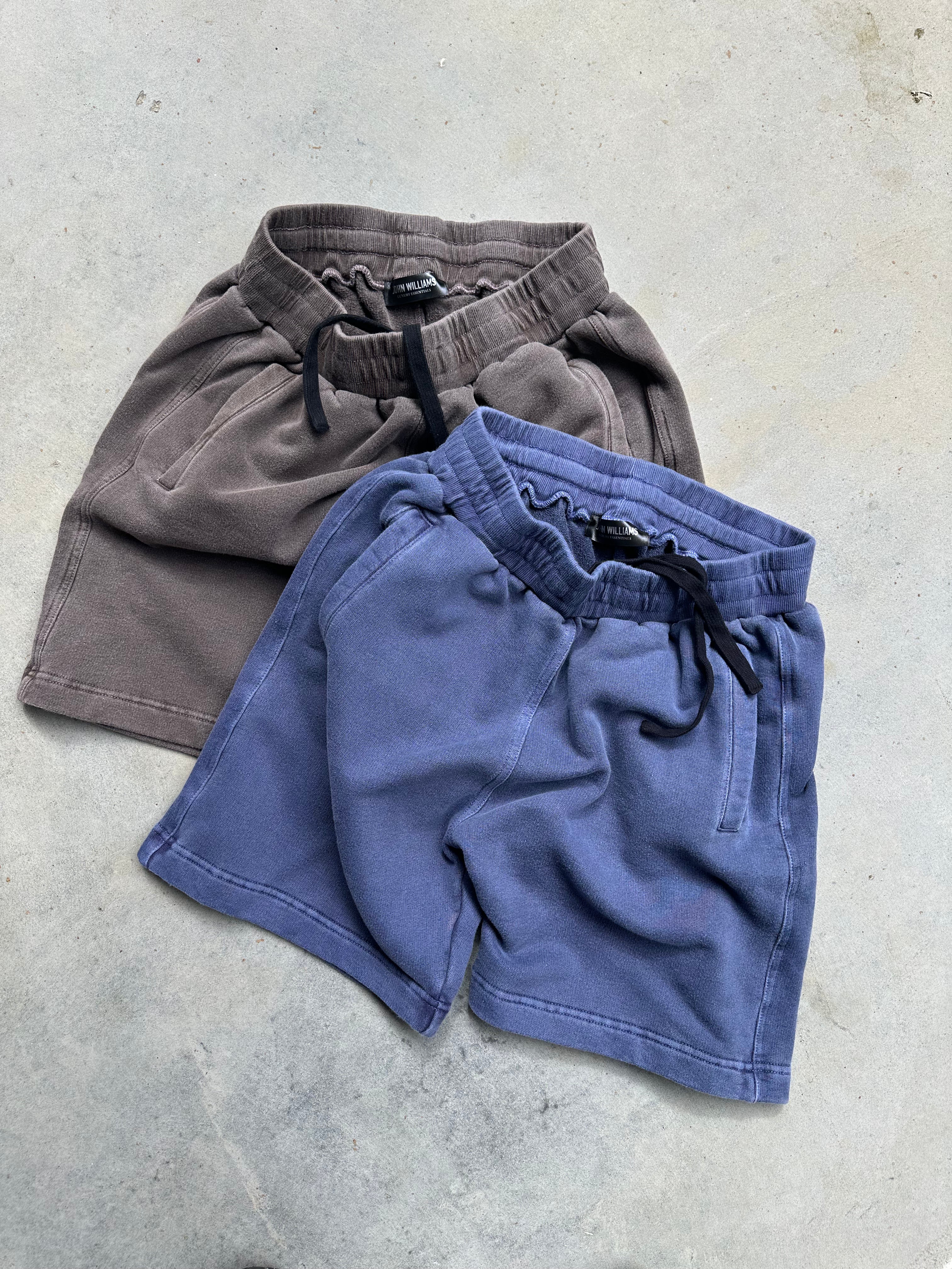 HEAVYWEIGHT SHORTS - WASHED LIGHT NAVY