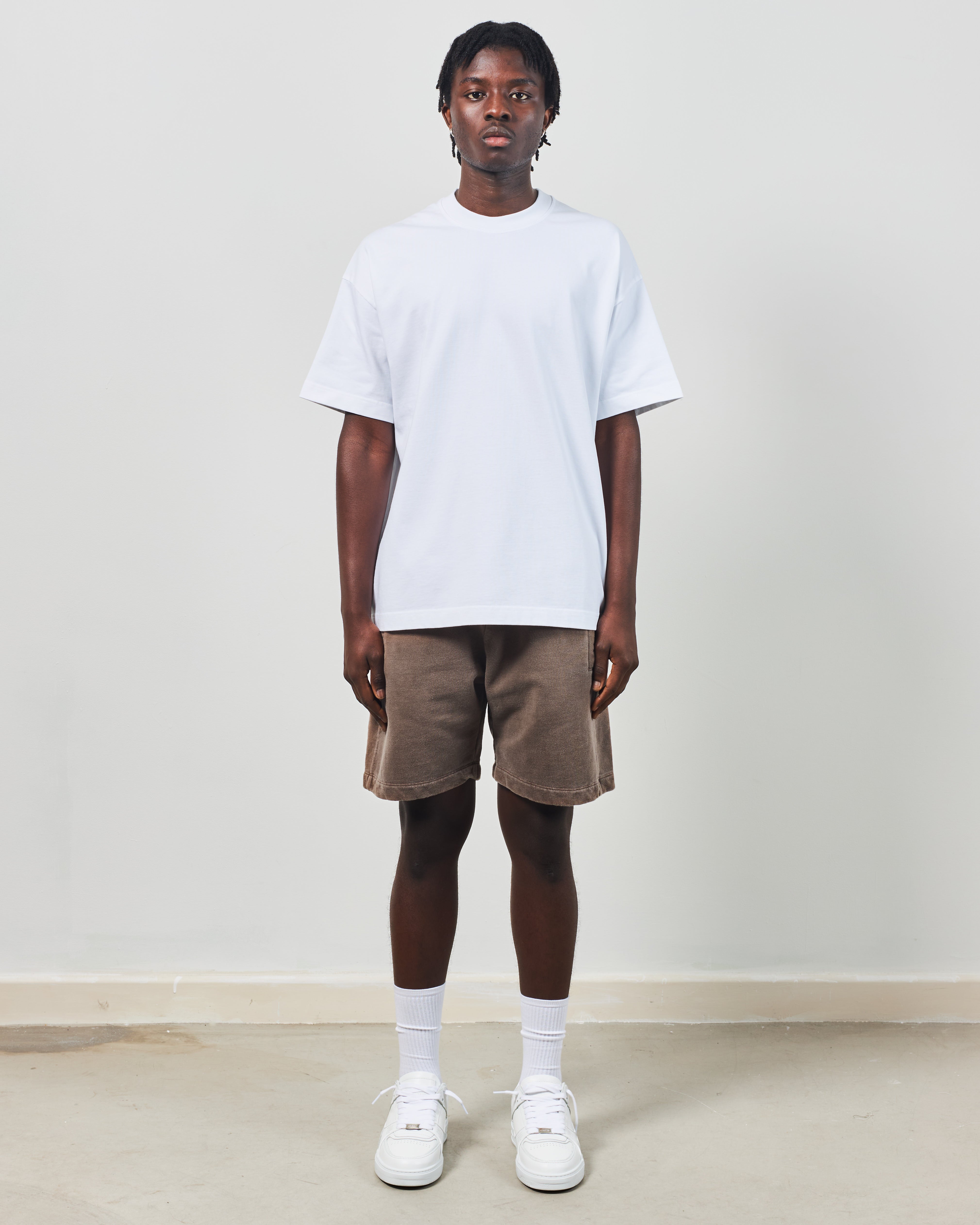 HEAVYWEIGHT SHORTS - WASHED BROWN