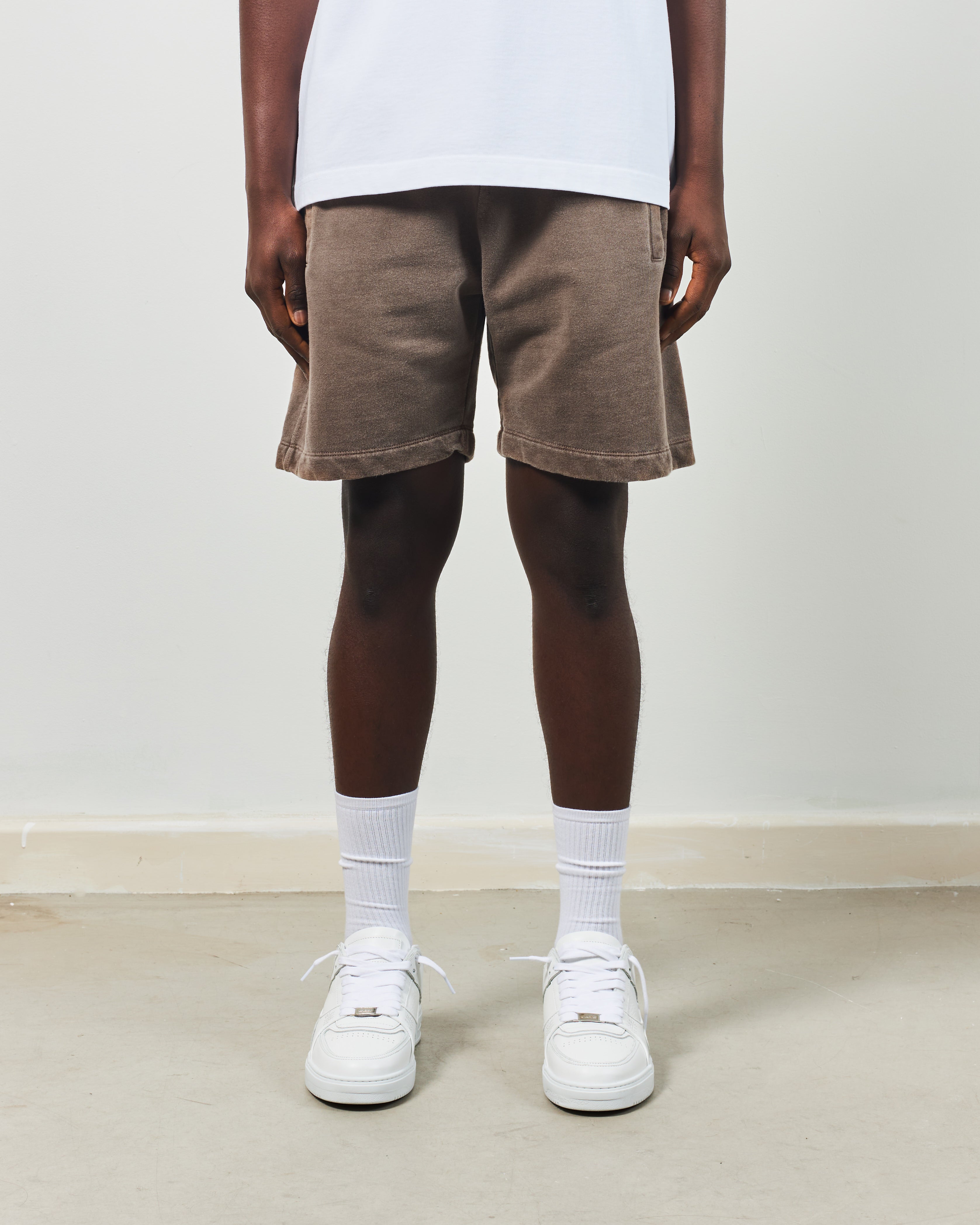 HEAVYWEIGHT SHORTS - WASHED BROWN