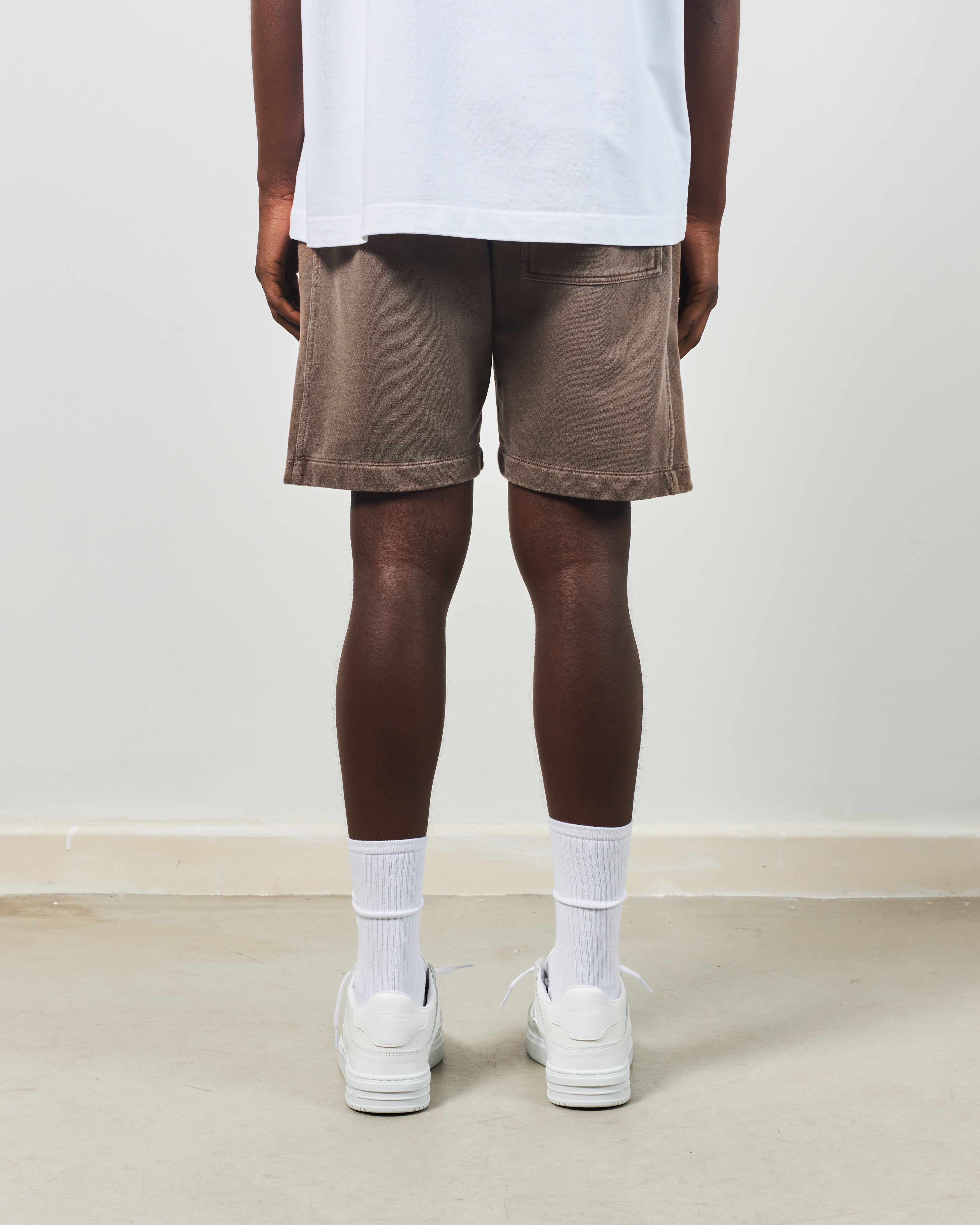 HEAVYWEIGHT SHORTS - WASHED BROWN